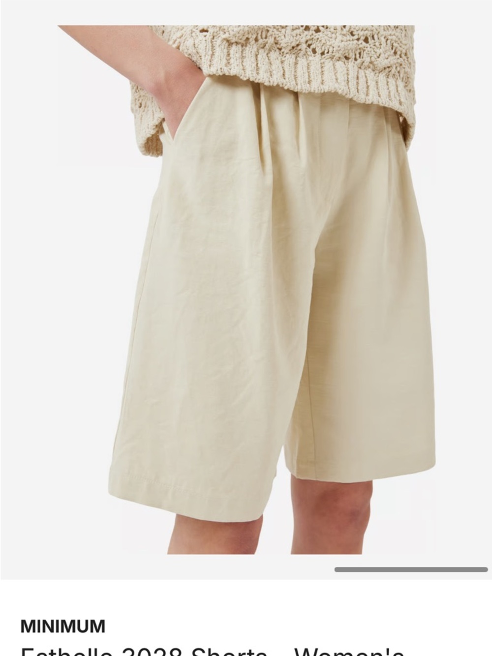 Minimum  High-Rise Bermuda Shorts
